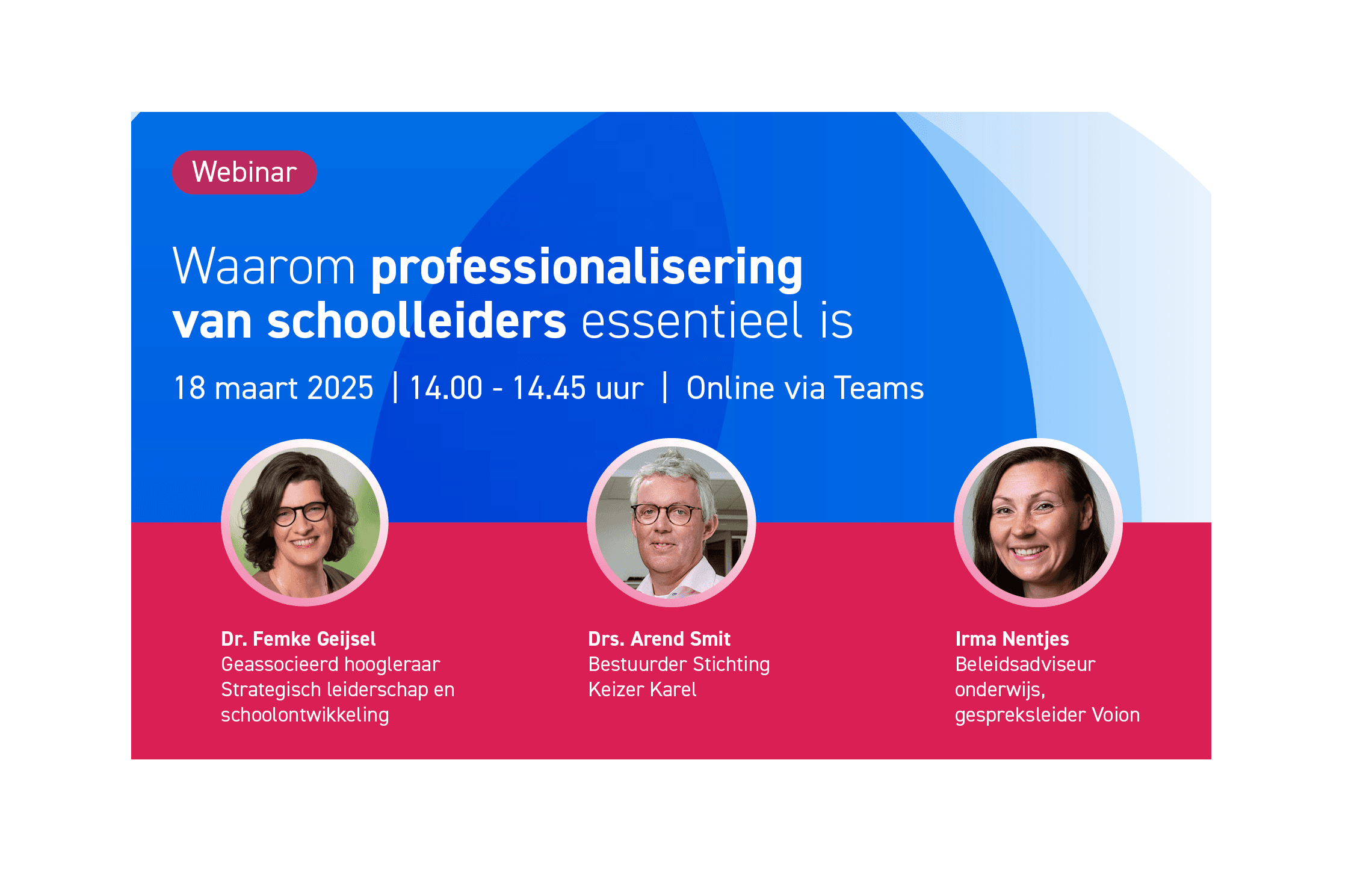 Webinar Waarom professionalisering van schoolleiders essentieel is